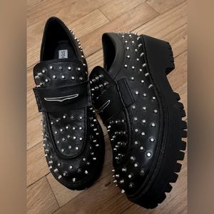 Steve Madden Malvern Studded Loafers